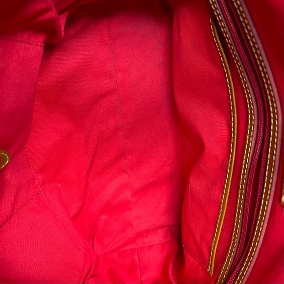 Vintage Dooney Bourke 1975 Signature Vanessa
Coated Nylon Large Tote Bag EUC - Picture 7 of 16